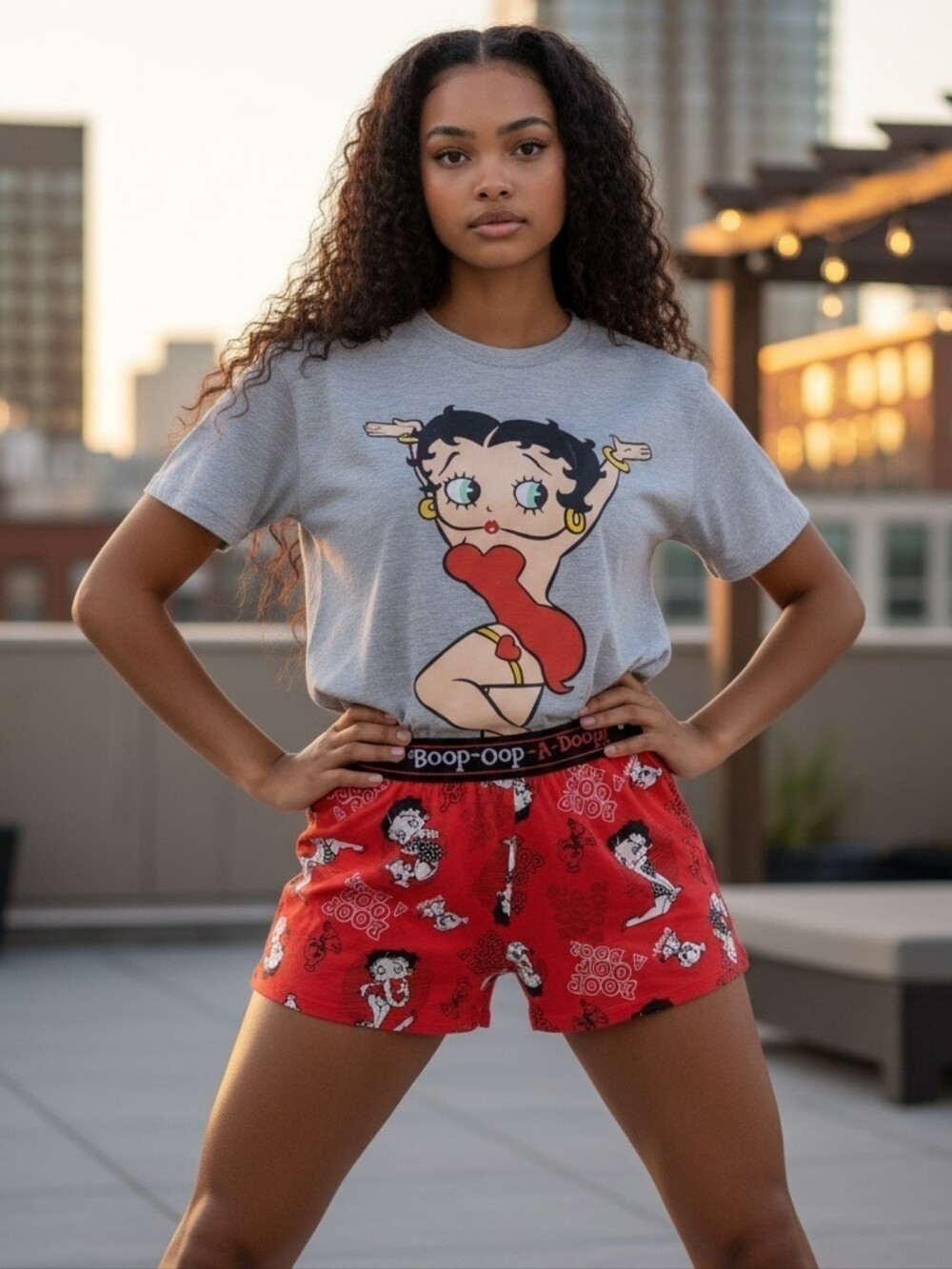 Officially Licensed 2pc Betty Boop Lounge Wear Size Medium